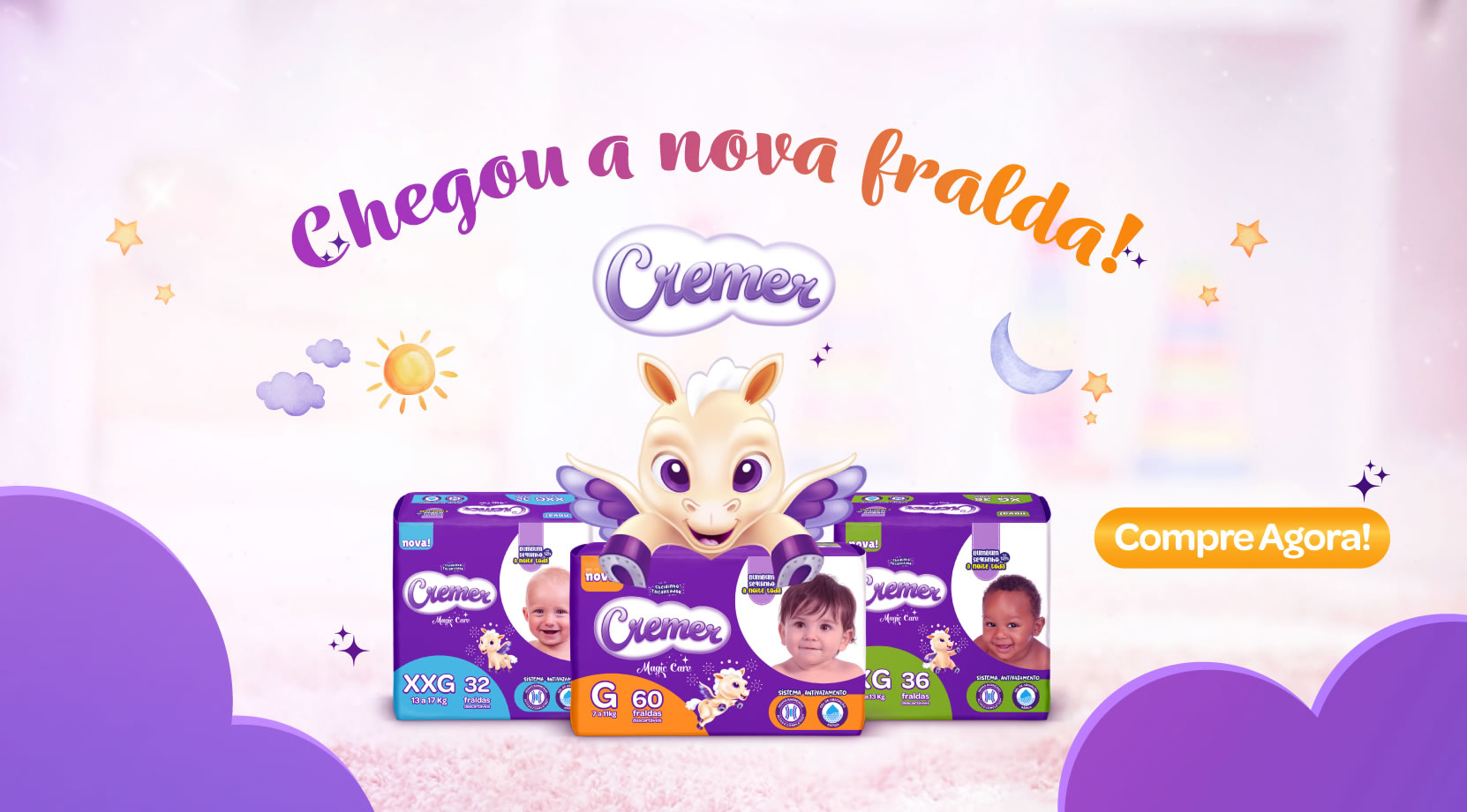 Chegou a nova fralda!